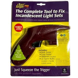 Light Keeper Pro Christmas Lights Complete Tool to Fix Incandescent Light Sets